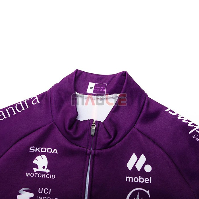 Maglia Burgos BH Manica Lunga 2020 Viola Rosso - Clicca l'immagine per chiudere